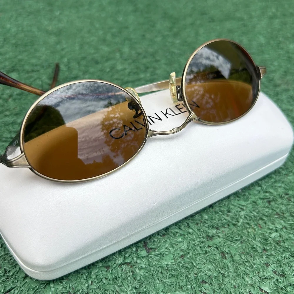 Vintage Calvin Klein Y2K Sunglasses Made in Italy Archive Rare Brad Pitt Oakley